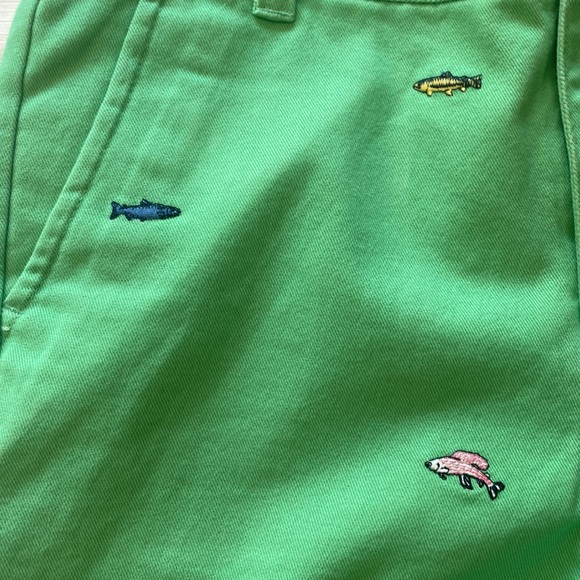 Janie and Jack new w/tags green with embroidered fish short size 10 - Picture 2 of 6